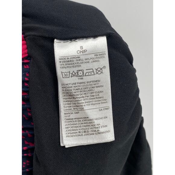 GAPFIT Women’s Pink-Navy Printed Elastic Waist Pull-On Running Shorts SZ S - Picture 7 of 8